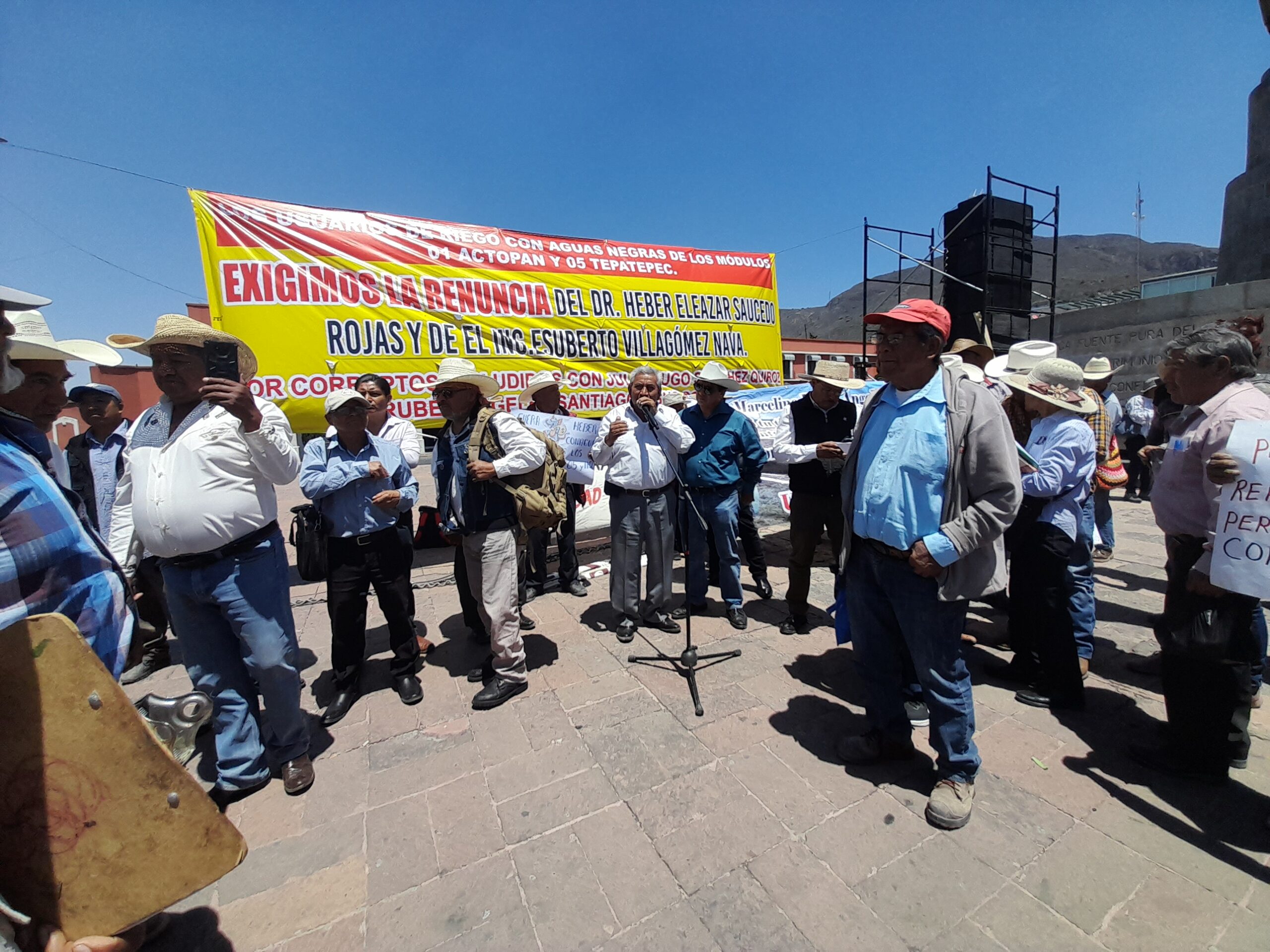 Manifestaci N Pachuca Pobladores Del Valle Del Mezquital