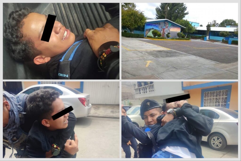 Joven abre fuego en escuela del Edomex