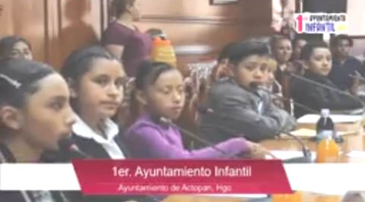 Se realiza primer Ayuntamiento Infantil en Actopan