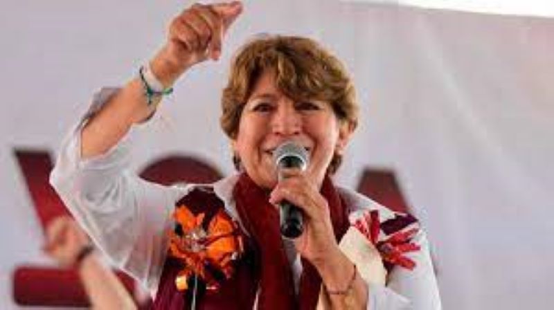Conteo rápido da triunfo a Delfina Gómez