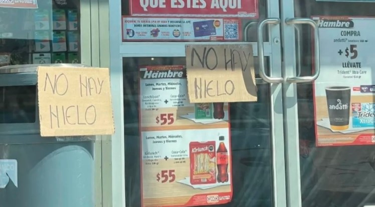 Desabasto de hielo en la República Mexicana