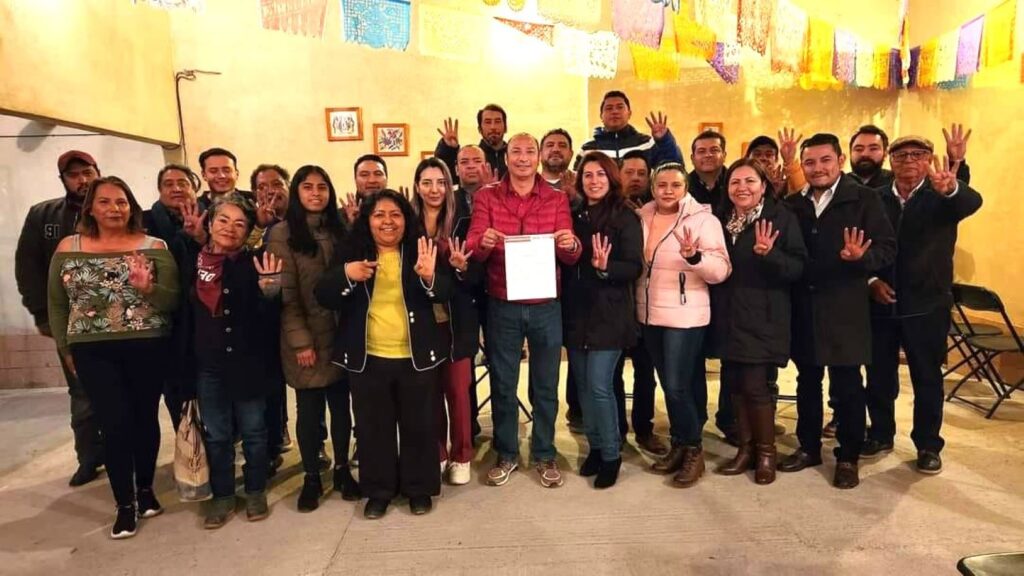 Se registra Daniel Campos, la carta fuerte de Morena en Zempoala