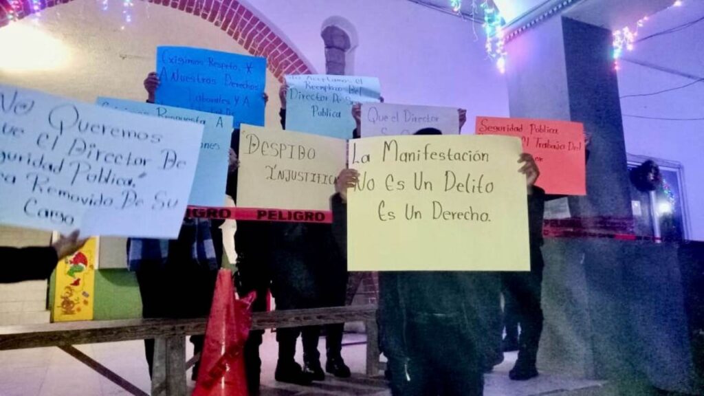 Policías de Yahualica en paro