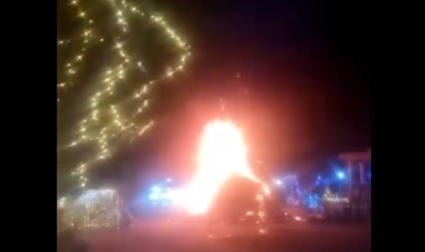 En Chilcuautla Hidalgo aparece otro "Grinch"