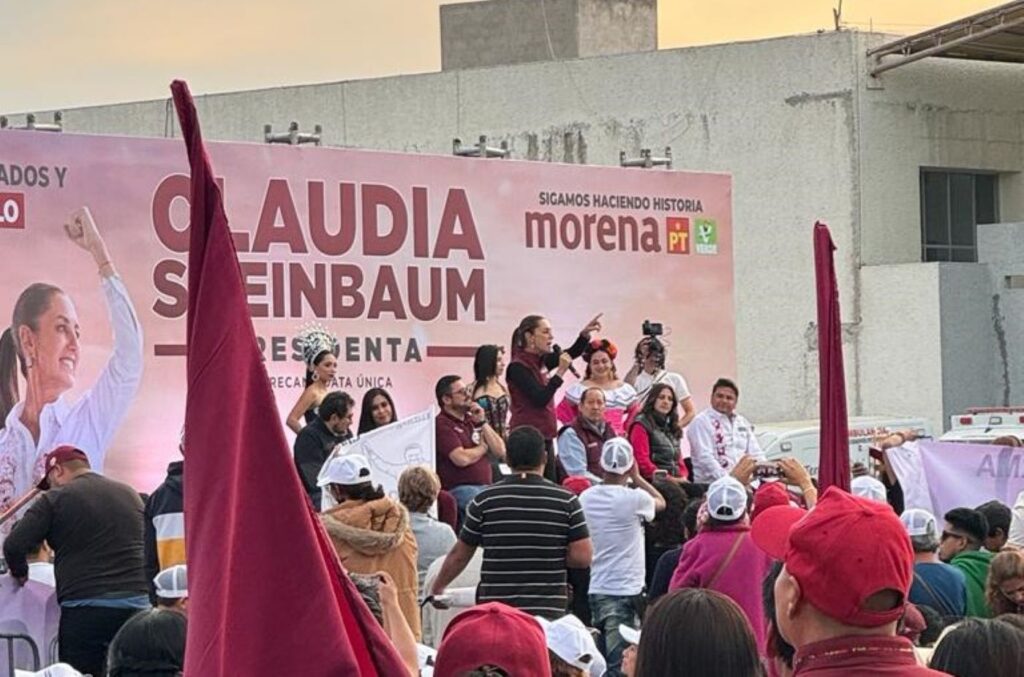 Somos orgullosamente morenistas: Sheinbam en Pachuca