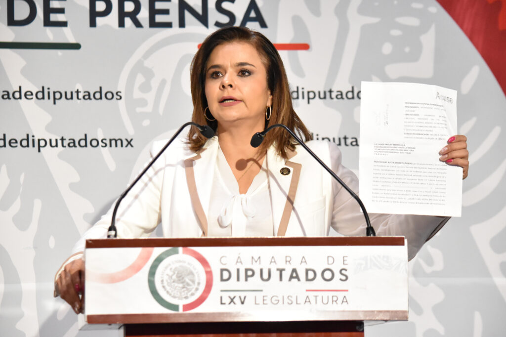 Diputada denuncia a Alito por violenca polìtica de género