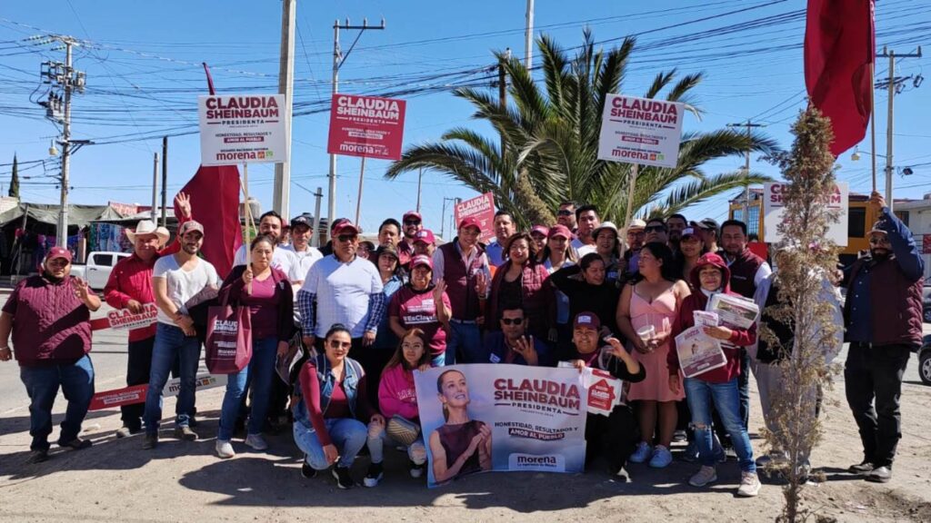 Morenistas brigadeando en Zempoala