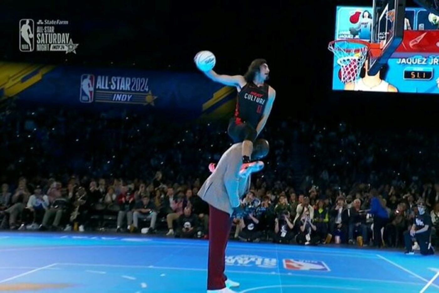 Buen papel de Jaime Jáquez en el Slam Dunk 2024