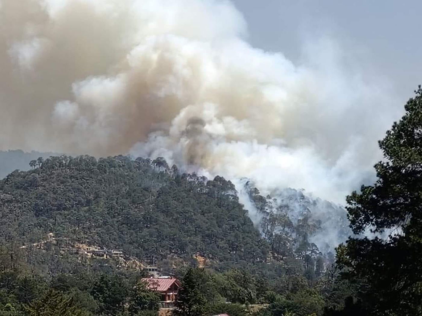 Incendio en El Chico