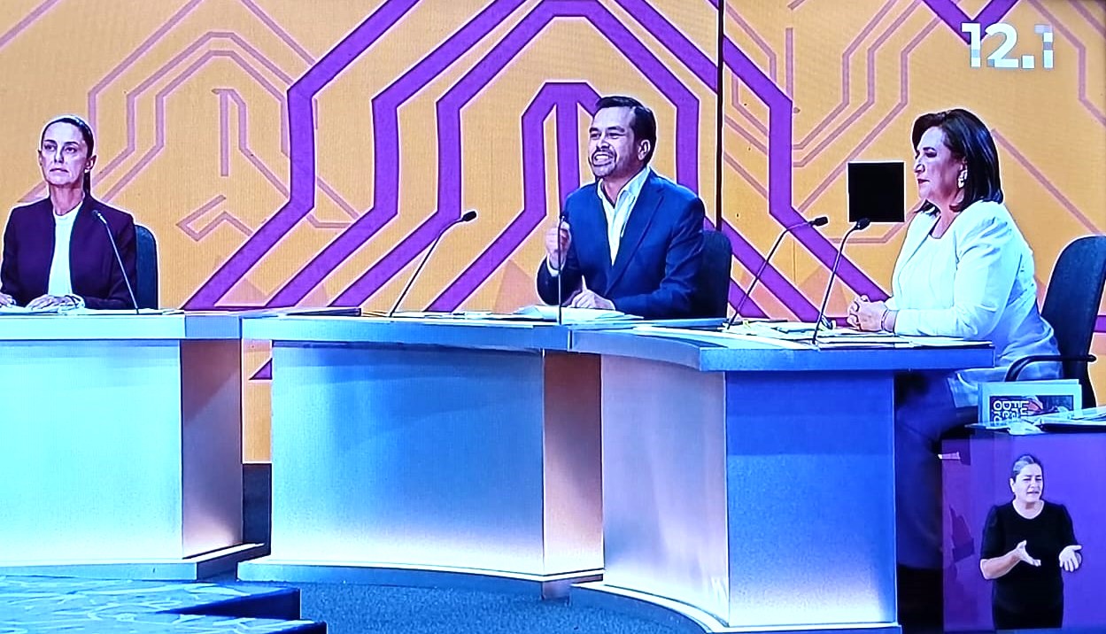 Intenso el prime debate presidencial en México