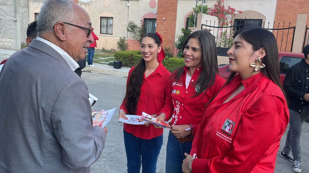 Montce Hernández del PRI sigue en busca del voto