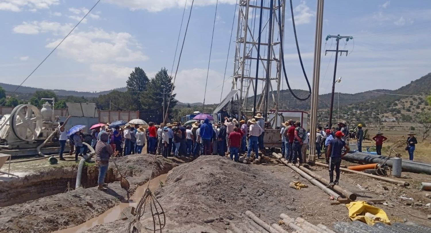 Impiden en Tepeapulco perforación de pozo