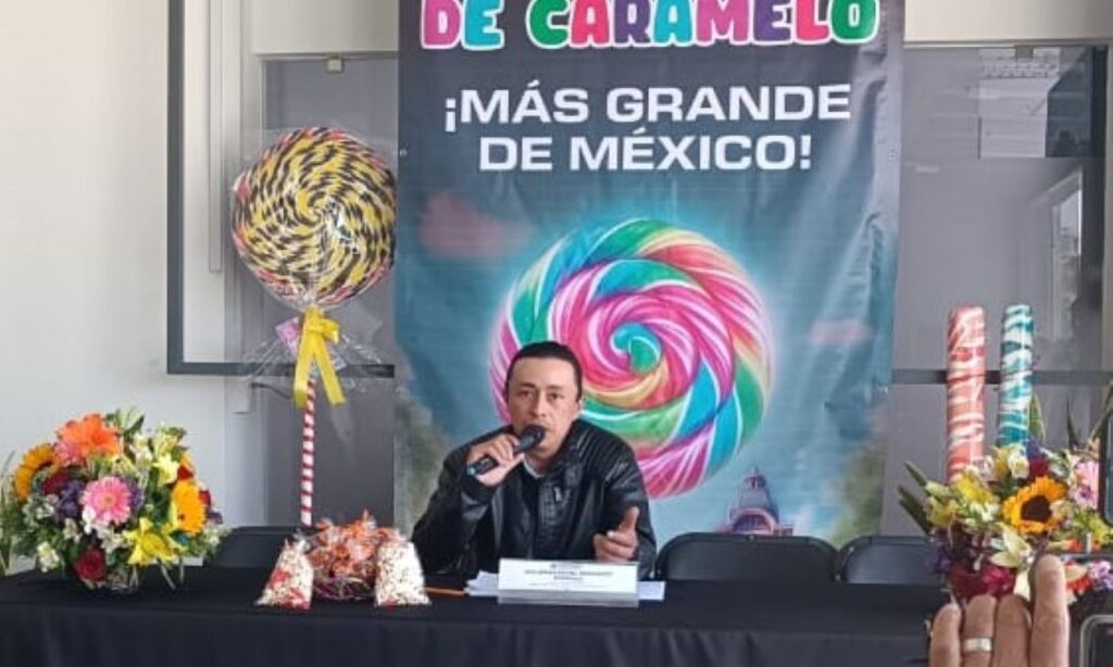 Para record paleta de caramelo más grande que se hará en Pachuca
