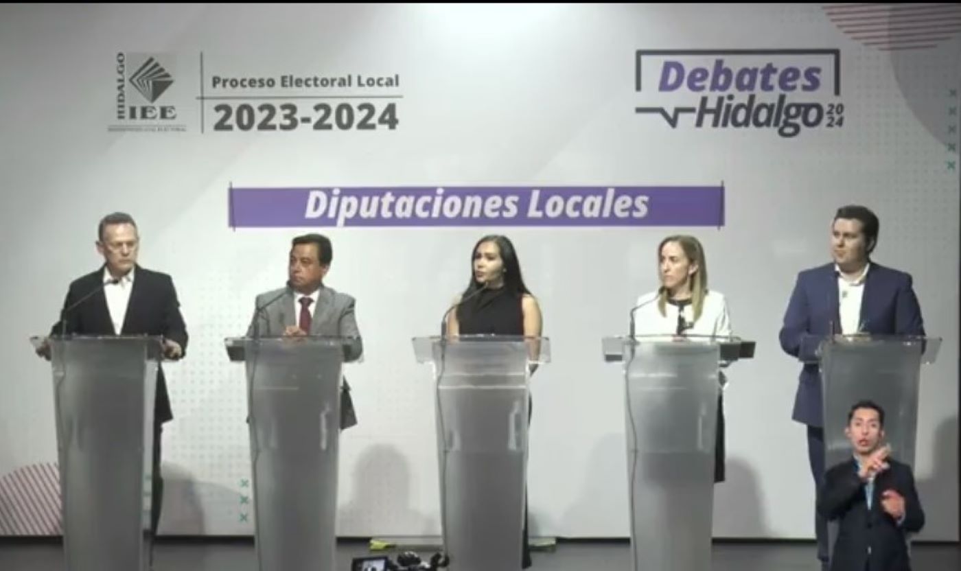Propuestas amplias en primer debate de candidatos a diputados locales Pachuca