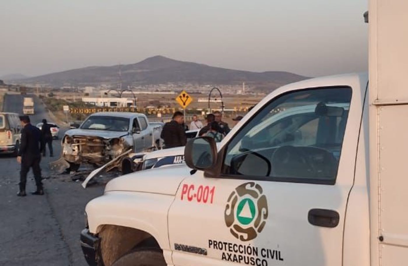 Fuerte accidente en carretera Sahagún-Otumba