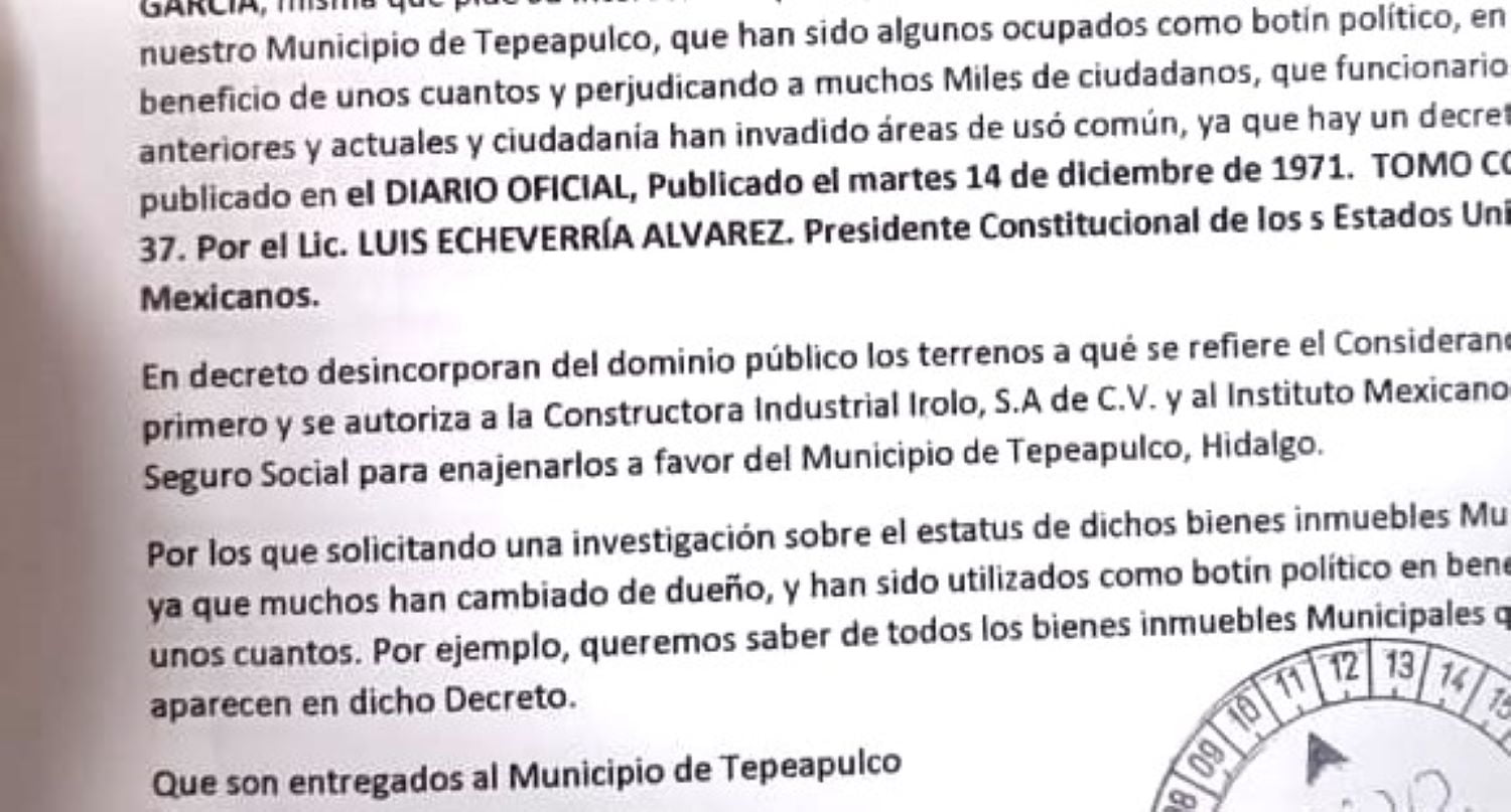 Ciudadanos piden conocer bienes de Tepeapulco