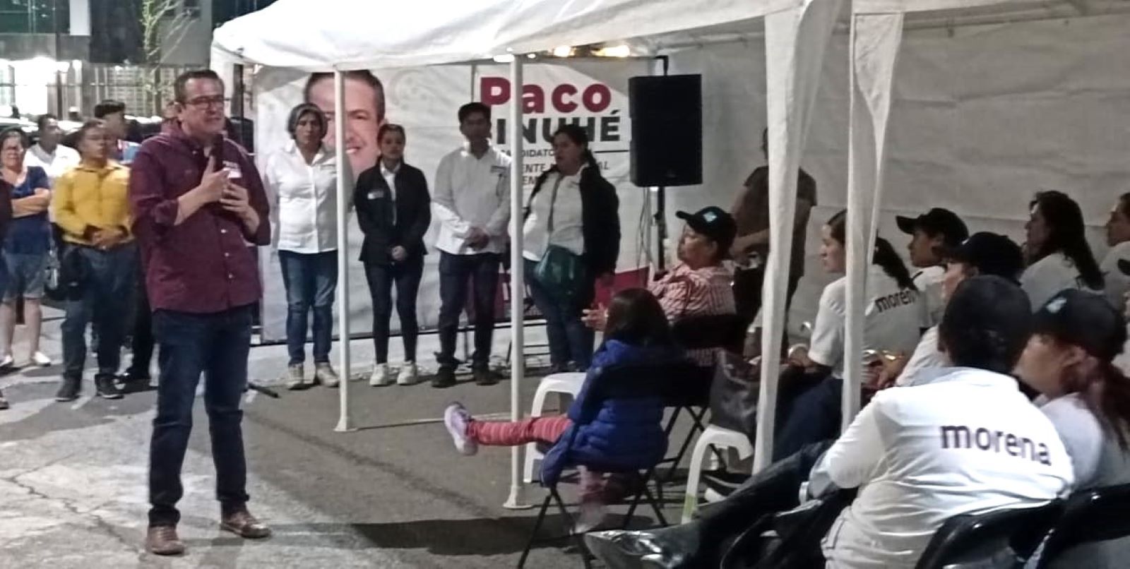 Intensa jornada de Paco Sinuhé en Zempoala