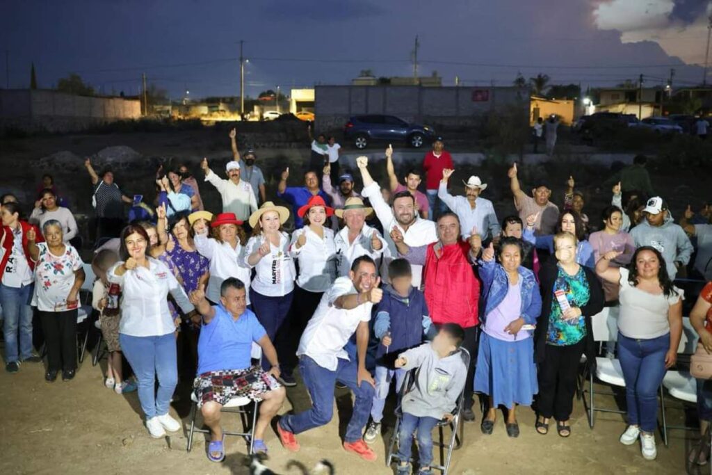 Raúl Sánchez del PRI, visita Tulancingo en busca del voto