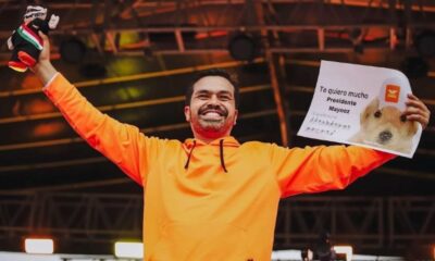 Máynez sigue en plena campaña