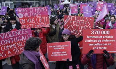 Miles de mujeres reclaman en Francia una nueva ley contra la violencia machista