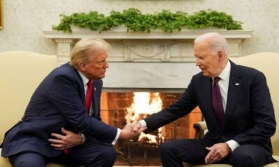 Donald Trump y Joe Biden se reúnen en la Casa Blanca