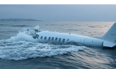 Avión del Jazirah Aviation Club se estrella en medio del mar