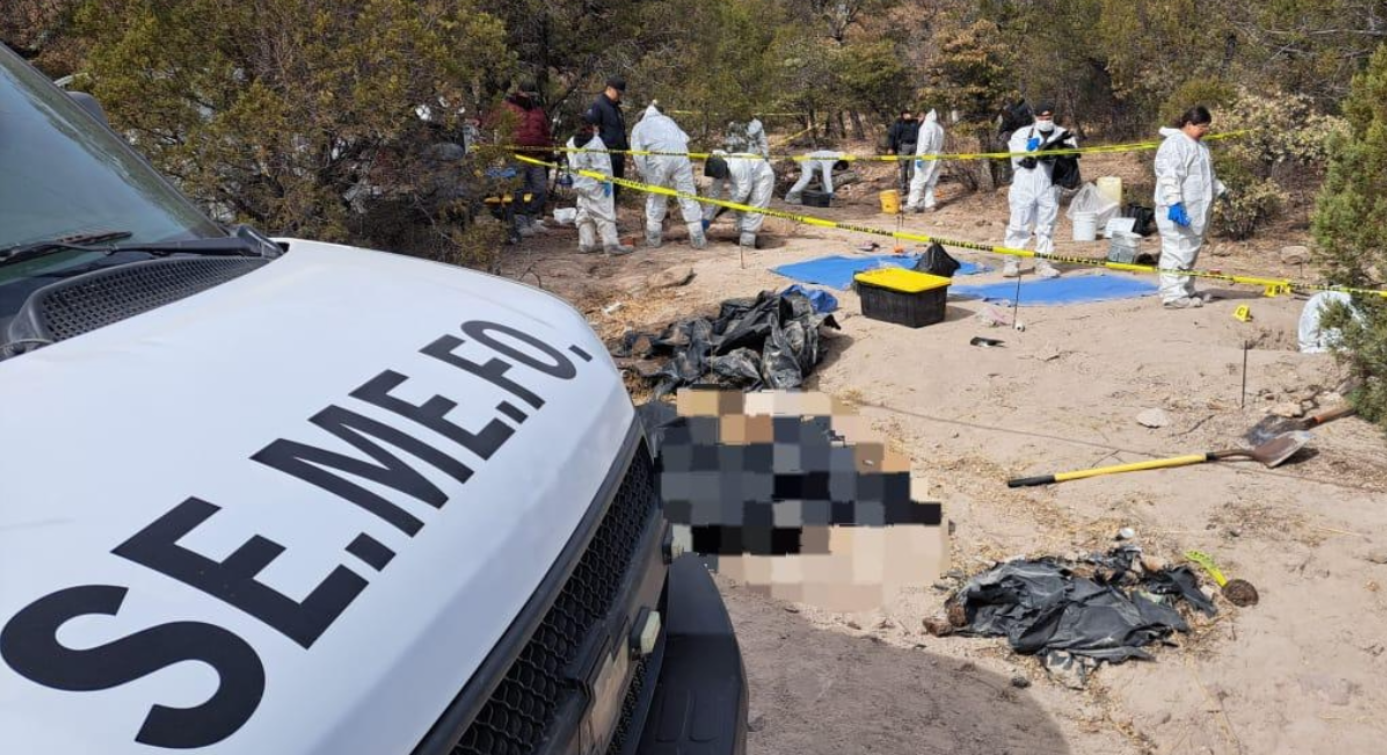 Hallan 56 cadáveres en fosas clandestinas de Chihuahua