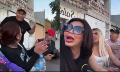 Jessica Masferrer, amiga de Wendy Guevara es golpeada en plena transmisión en vivo