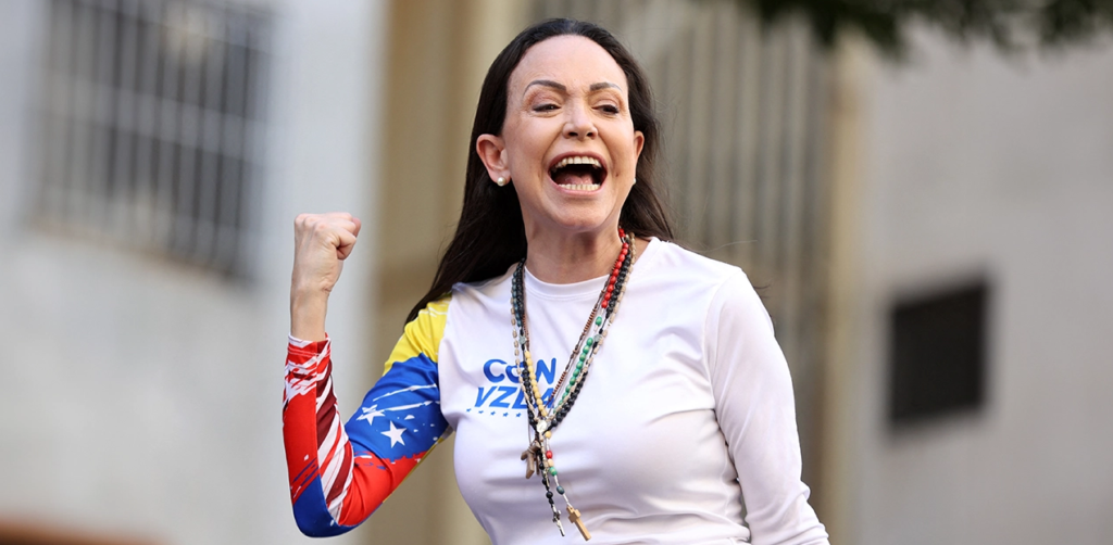 María Corina Machado es arrestada tras manifestación contra investidura de Maduro