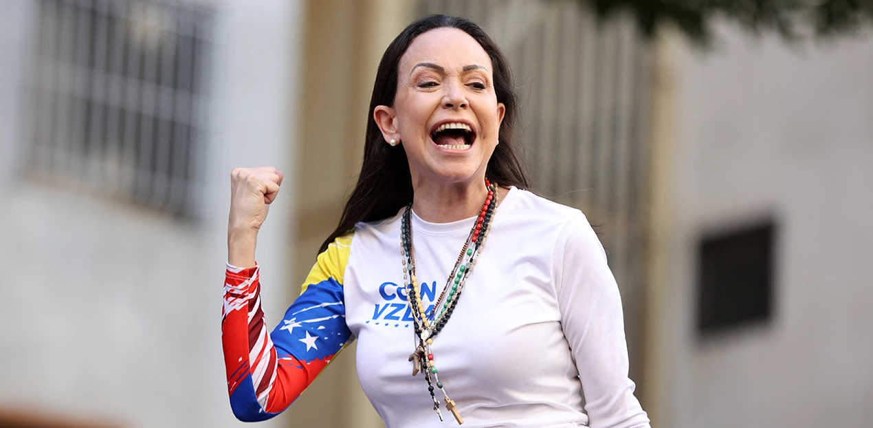 María Corina Machado es arrestada tras manifestación contra investidura de Maduro
