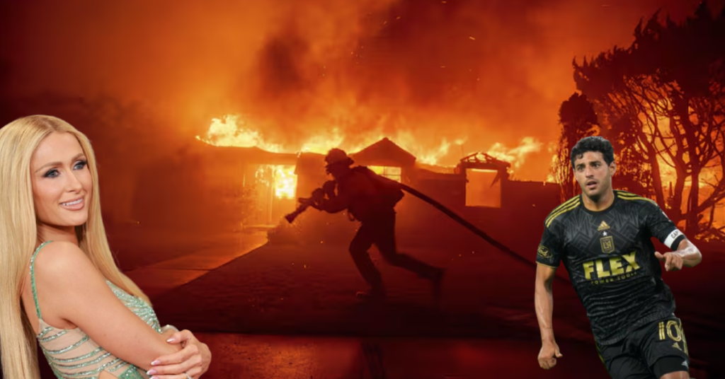 Casa de Paris Hilton y Carlos Vela quedan hechas cenizas por voraces incendios en California