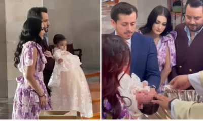 Así fue el bautizo de Tessa, hija de José Eduardo y Paola Dalay