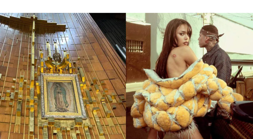 Critican a Danna Paola por presumir ropa interior con imagen de la Virgen de Guadalupe