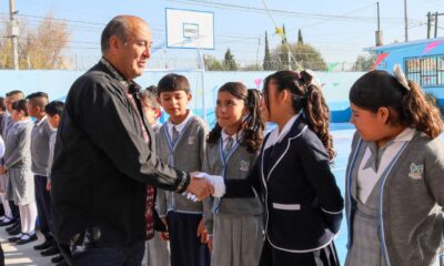 Gobierno de Hidalgo atiende necesidades de infraestructura de los alumnos de Atotonilco de Tula y Tepetitlán