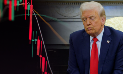 Trump evade a la prensa tras fuertes caídas de los mercados