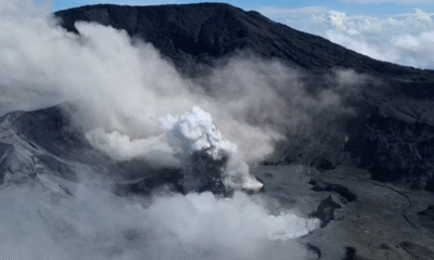 Alerta en Costa Rica tras caída de ceniza del volcán Poás