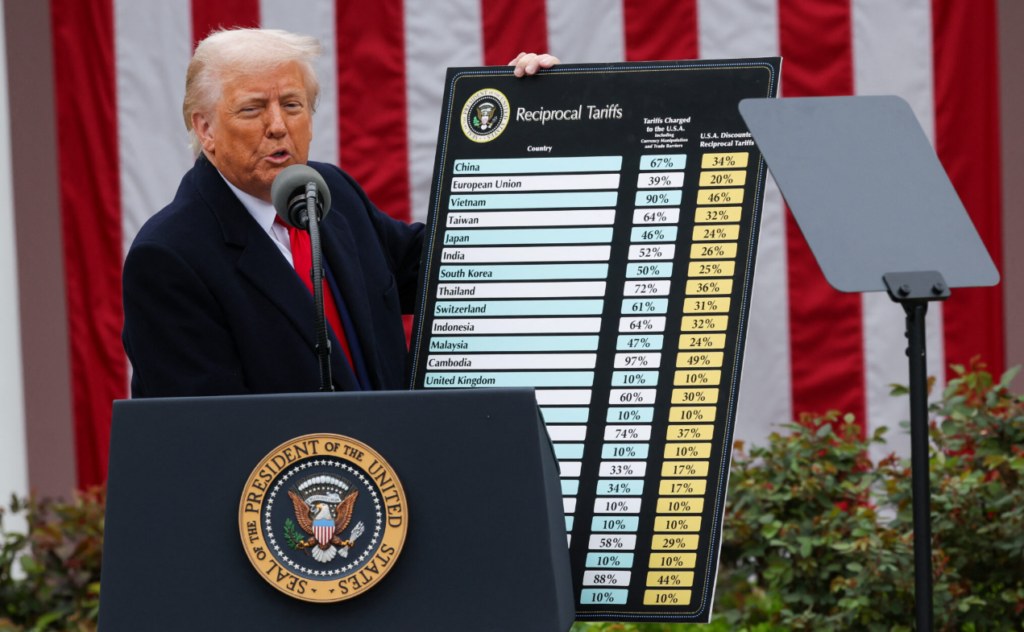 Trump omite a México en anuncio de aranceles recíprocos