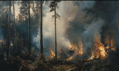 Un incendio forestal en Nueva Jersey consume 3.400 hectáreas