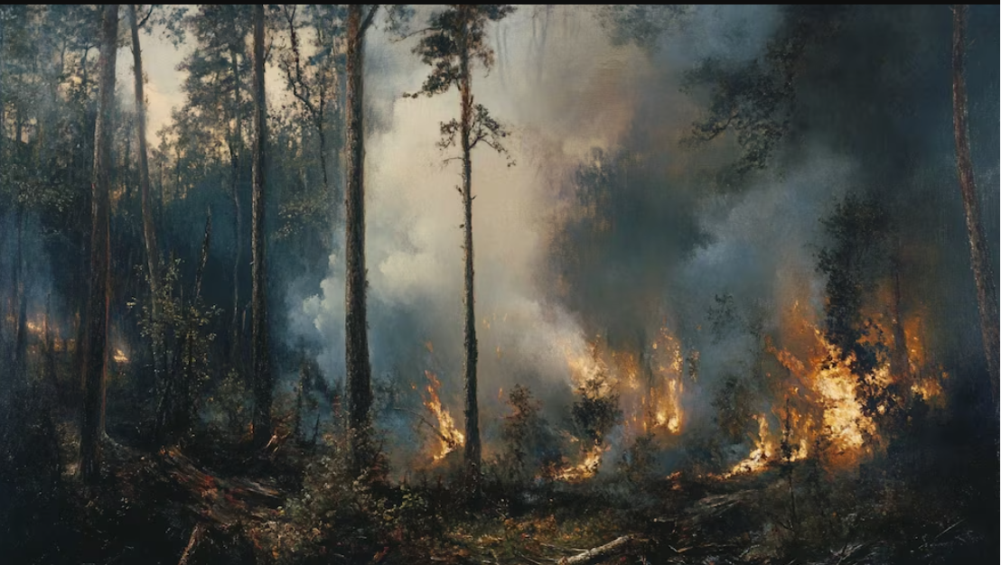 Un incendio forestal en Nueva Jersey consume 3.400 hectáreas