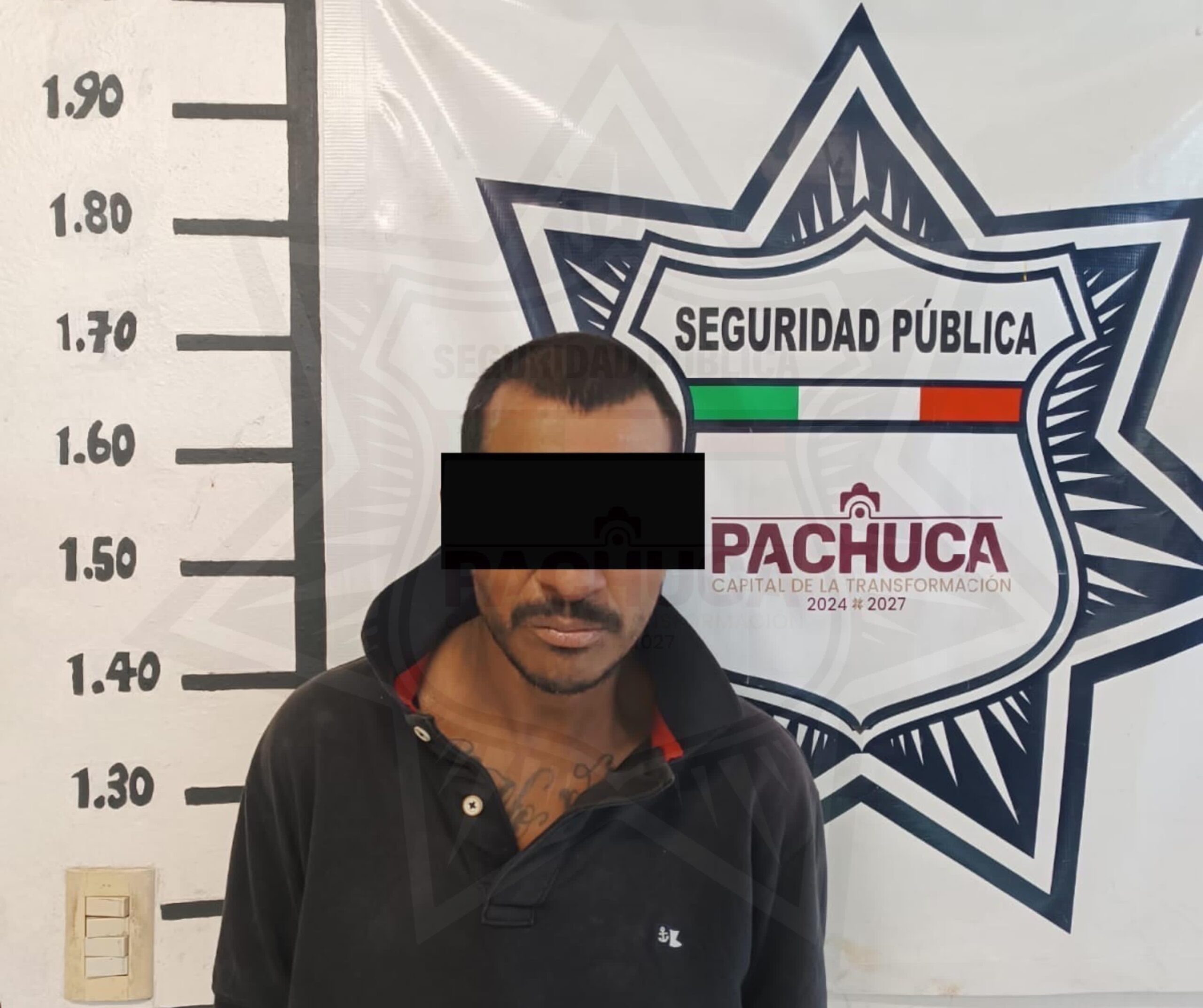 Detienen a sujeto con motocicleta robada en Pachuca