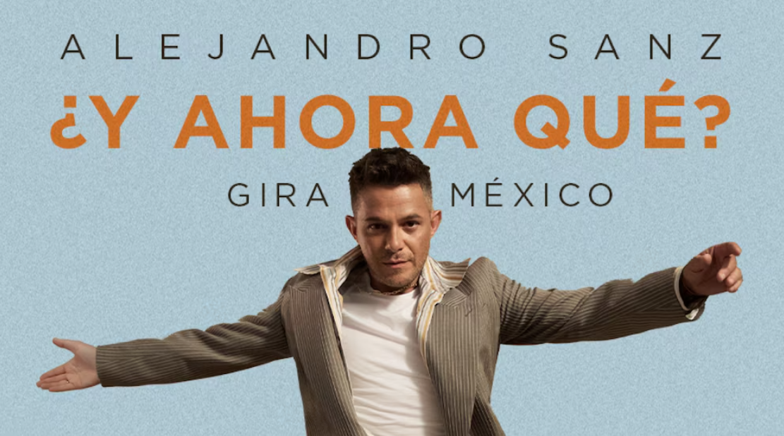 Alejandro Sanz anuncia dos nuevos conciertos en Ciudad de México de su gira