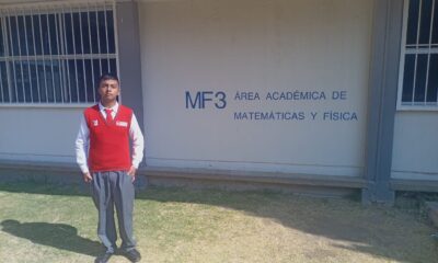 Alumno del Telebachillerato Comunitario destaca en Olimpiada de Matemáticas