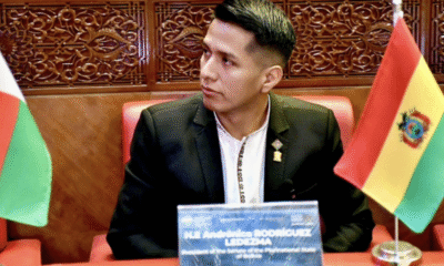 Andrónico Rodríguez anuncia su candidatura presidencial en Bolivia