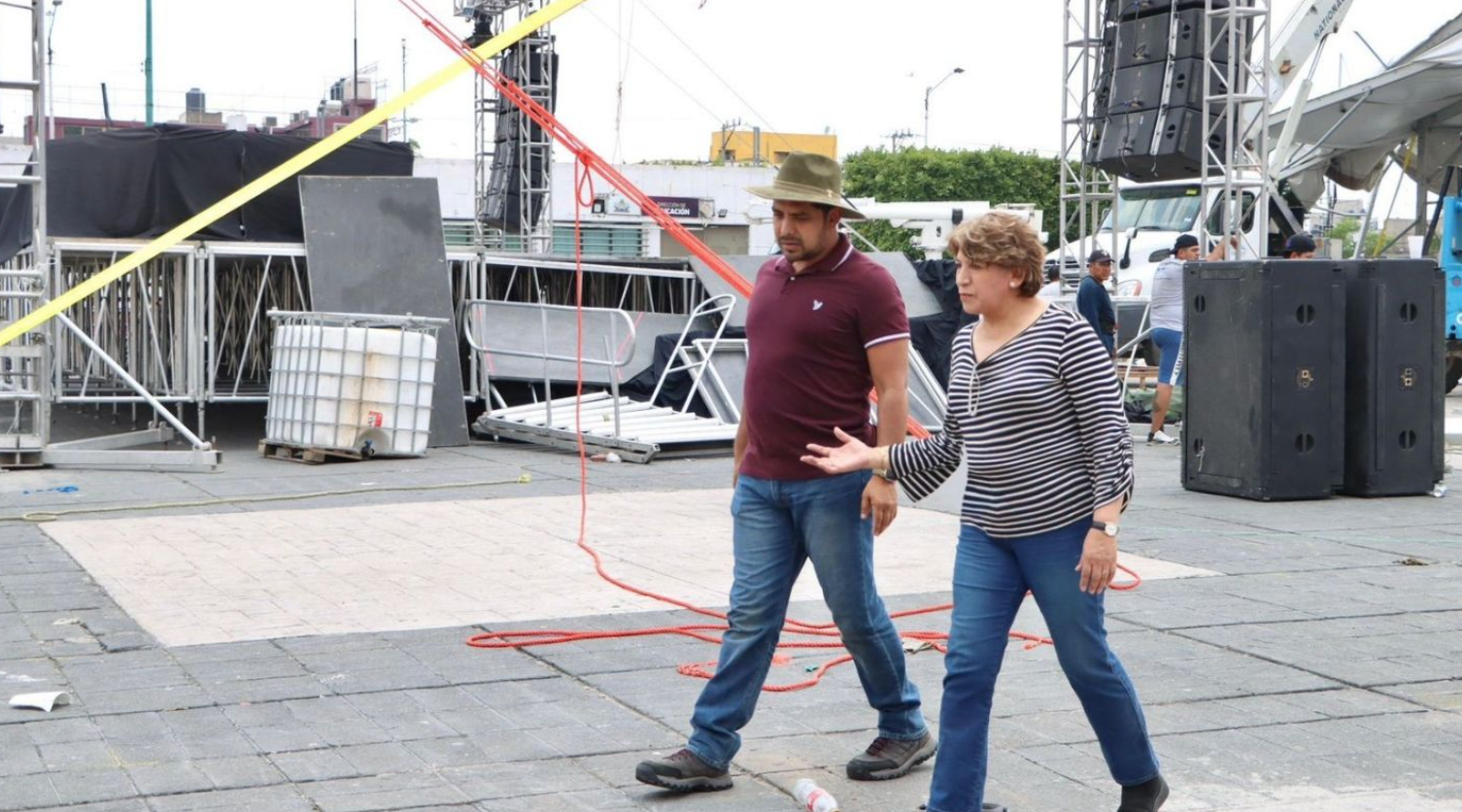 Dan de alta a siete de los 10 lesionados por caída de carpa en Feria del Libro de Neza