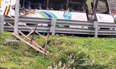 Mueren 10 universitarios en accidente de autobús en Colombia