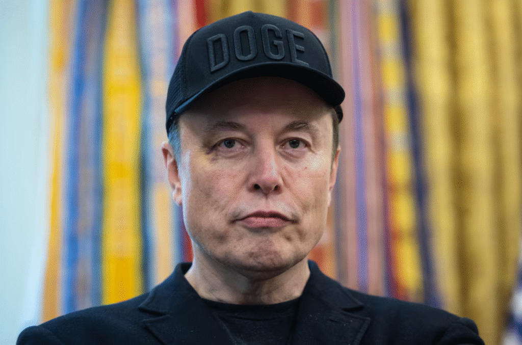 ¿Qué le pasó? Musk llega con moretón en el ojo a su despedida en la Casa Blanca