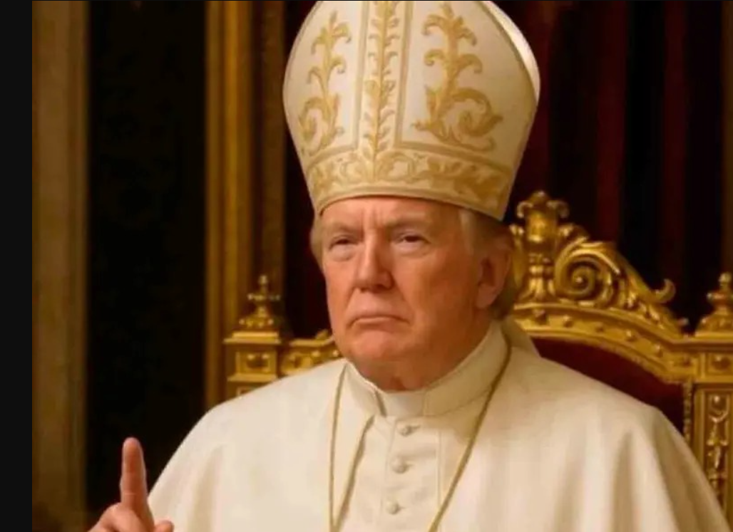 Trump defiende su imagen viral como Papa: ‘A los católicos les encantó’