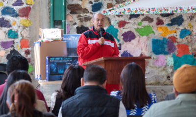 Natividad Castrejón entregó mobiliario en Atotonilco El Grande y Huasca de Ocampo