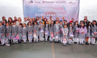 Entrega SEPH donativos del Proyecto Menstruación Digna
