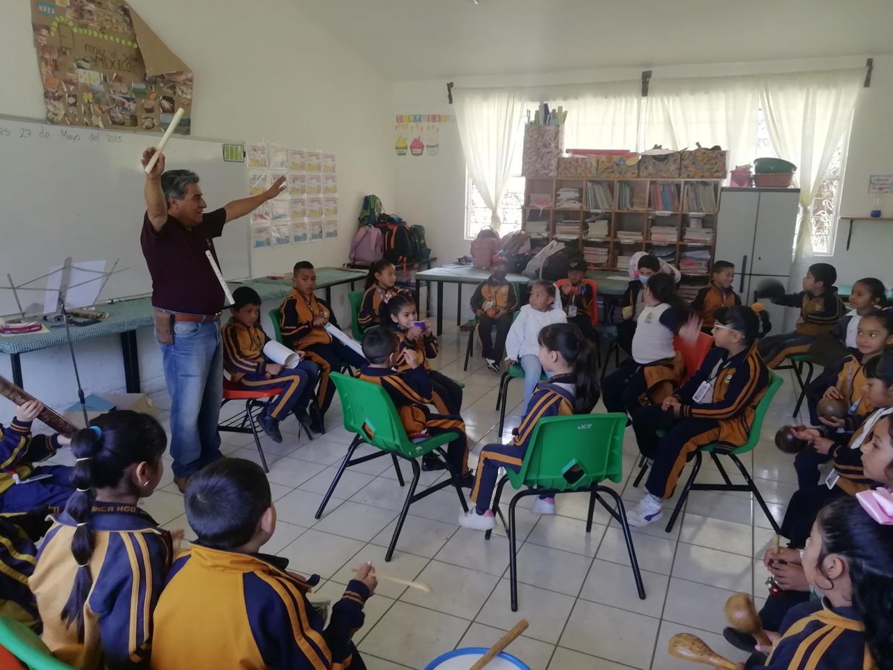 Lleva SEPH talleres artísticos a escuelas de Hidalgo